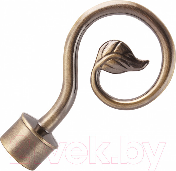 Изображение товара Набор наконечников для карниза АС ФОРОС Завиток одинарный D16 (2шт, антик)