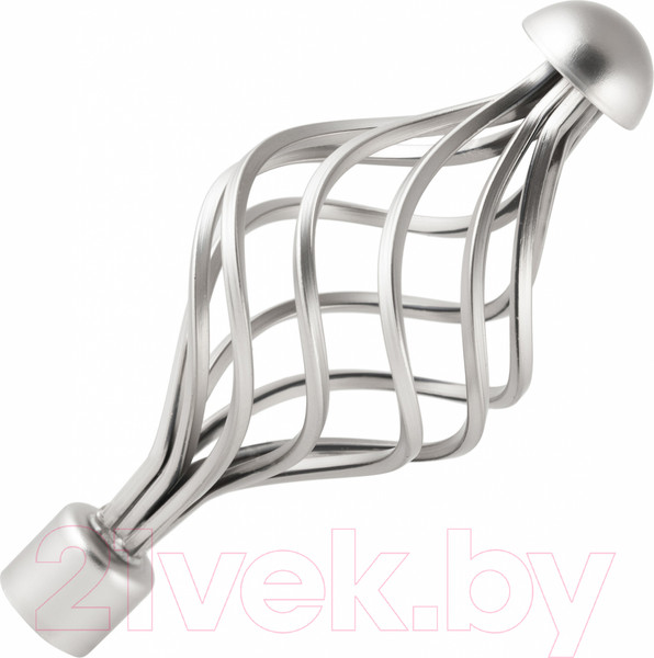 Изображение товара Набор наконечников для карниза АС ФОРОС Ажур D16 (2шт, сатин)