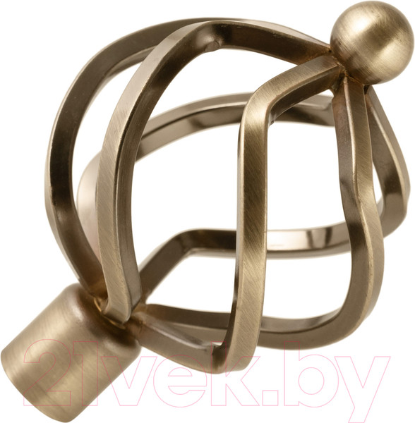 Изображение товара Набор наконечников для карниза АС ФОРОС Булава D16 (2шт, антик)