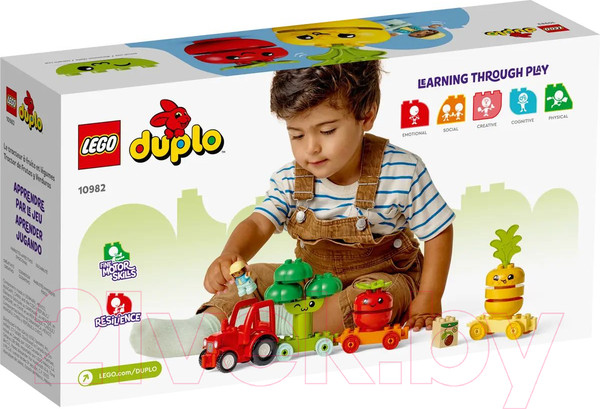 Изображение товара Конструктор Lego Duplo My First Мой первый фруктово-овощной трактор 10982