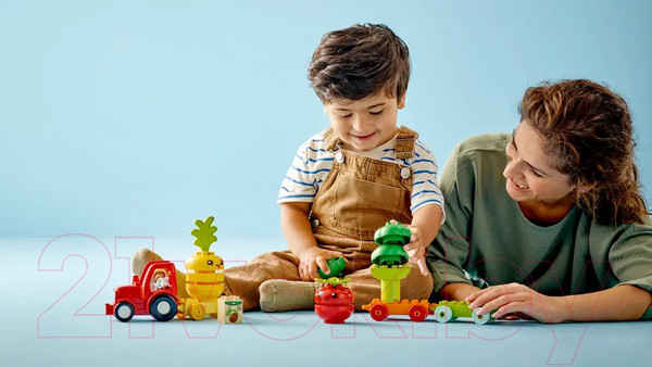 Изображение товара Конструктор Lego Duplo My First Мой первый фруктово-овощной трактор 10982