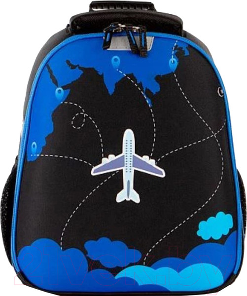 Изображение товара Школьный рюкзак Ecotope Kids Самолет / 057-540-153-CLR (Dark Color)