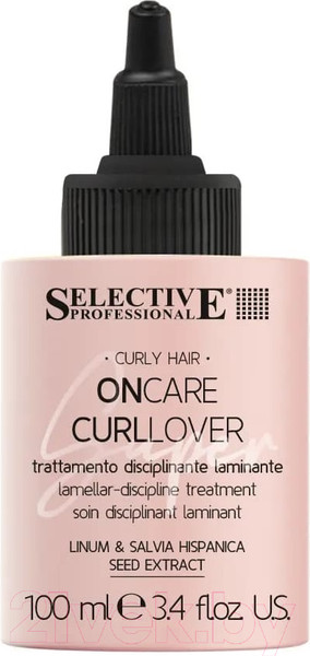 Изображение товара Флюид для волос Selective Professional Oncare Curllover Для ламинирования вьющихся волос (100мл)