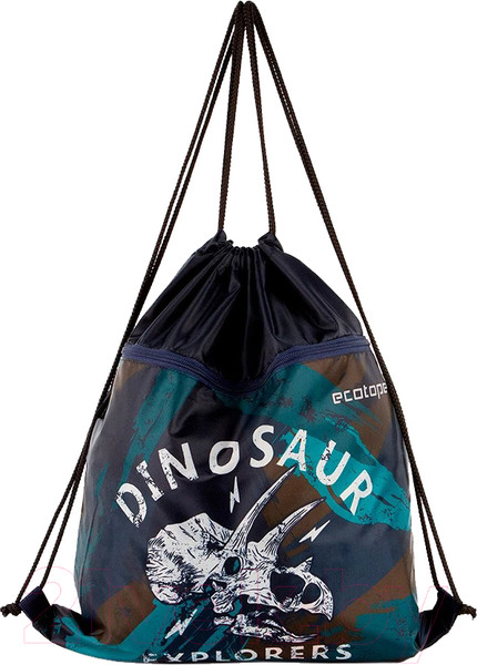 Изображение товара Мешок для обуви Ecotope Kids Череп / 057-M588-145-CLR (Dark Color)