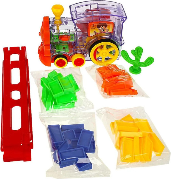 Изображение товара Развивающий игровой набор Технодрайв Паровозик Домино / 1703K430-R