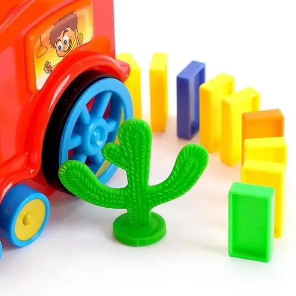 Изображение товара Развивающий игровой набор Технодрайв Паровозик Домино / 1703K430-R