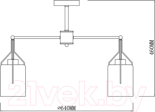Изображение товара Люстра ESCADA 688/5P (латунь)