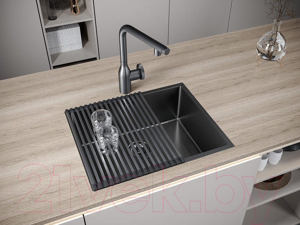 Изображение товара Мойка кухонная Paulmark PM215444-GM