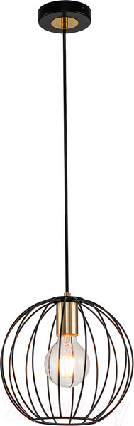 Изображение товара Потолочный светильник ESCADA 10176/1S (черный/латунь)