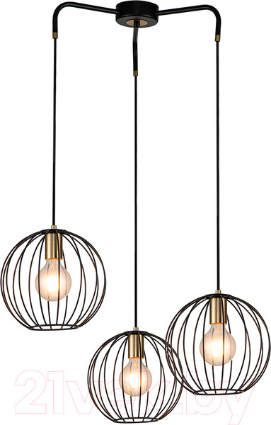 Изображение товара Люстра ESCADA 10176/3S (черный/латунь)