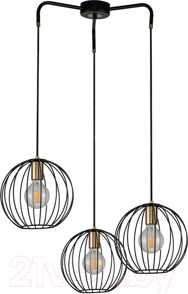 Изображение товара Люстра ESCADA 10176/3S (черный/латунь)