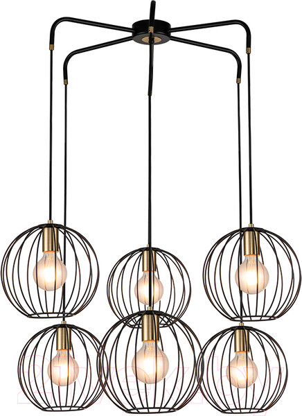 Изображение товара Люстра ESCADA 10176/6 (черный/латунь)