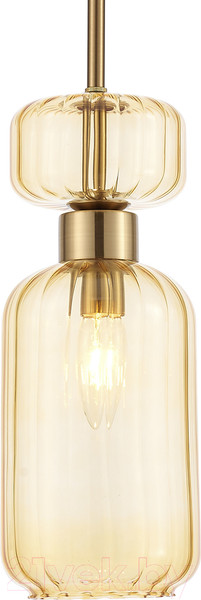 Изображение товара Потолочный светильник ESCADA 1141/1S (античная медь/янтарь)