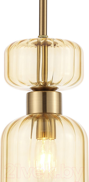 Изображение товара Потолочный светильник ESCADA 1141/1S (античная медь/янтарь)