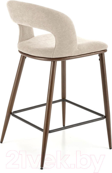 Изображение товара Стул барный Halmar H114 (бежевый/ореховый)