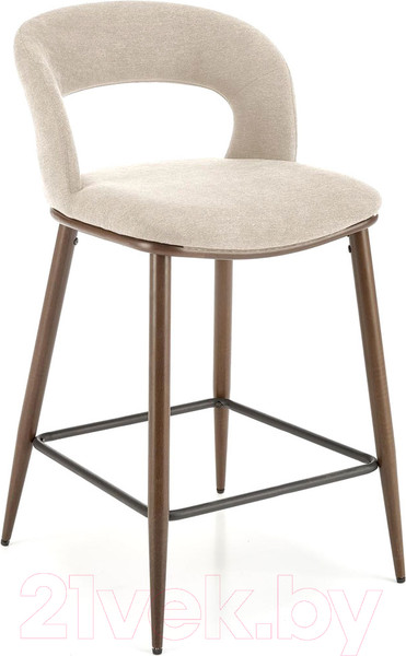Изображение товара Стул барный Halmar H114 (бежевый/ореховый)