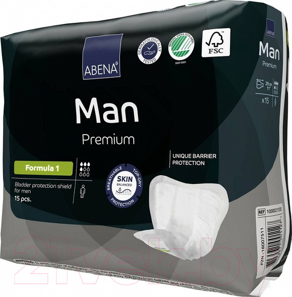 Изображение товара Прокладки урологические Abena Man Formula 1 Premium (15шт)