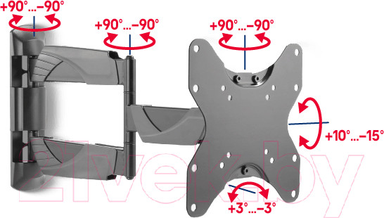 Изображение товара Кронштейн для телевизора Maunfeld MTM-2342FM