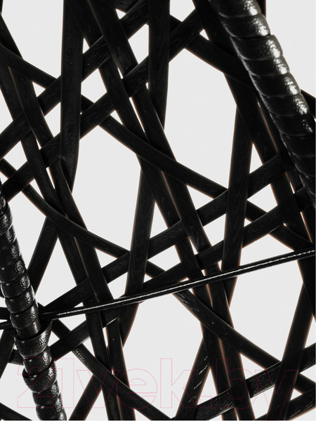 Изображение товара Кресло подвесное M-Group Для двоих Люкс / 11510205 (коричневый ротанг/коричневая подушка)