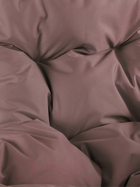 Изображение товара Кресло подвесное M-Group Для двоих Люкс / 11510205 (коричневый ротанг/коричневая подушка)