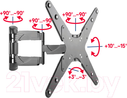 Изображение товара Кронштейн для телевизора Maunfeld MTM-2355FM