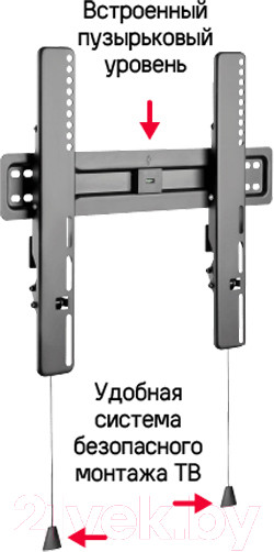 Изображение товара Кронштейн для телевизора Maunfeld MTM-3255TS