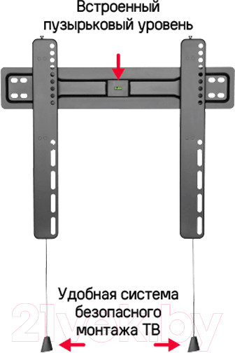 Изображение товара Кронштейн для телевизора Maunfeld MTM-3255FS