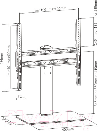 Изображение товара Подставка настольная Maunfeld MTS-3770L