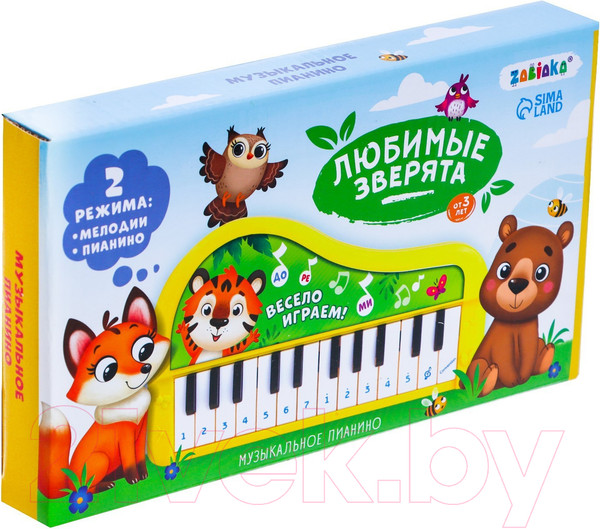 Изображение товара Музыкальная игрушка Zabiaka Любимые зверята / 7167238
