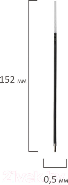 Изображение товара Набор шариковых стержней Brauberg 880203 (100шт, синий)