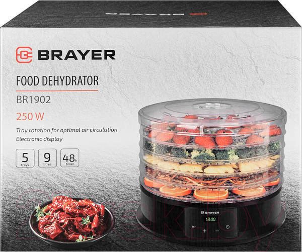 Изображение товара Сушилка для овощей и фруктов Brayer BR1902