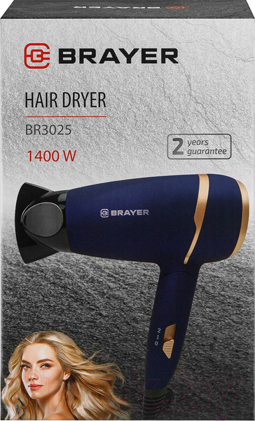 Изображение товара Компактный фен Brayer BR3025