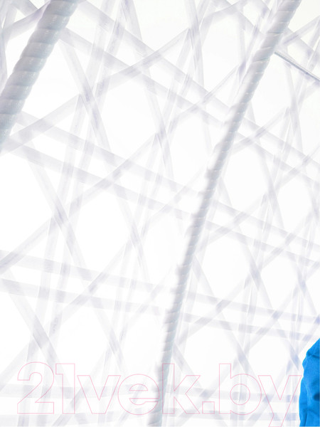 Изображение товара Кресло подвесное M-Group Для двоих Люкс / 11510110 (белый ротанг/синяя подушка)