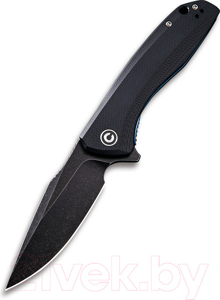 Изображение товара Нож складной Civivi Baklash 9Cr18MoV Steel Black Stonewashed Handle G10 / C801H (черный)