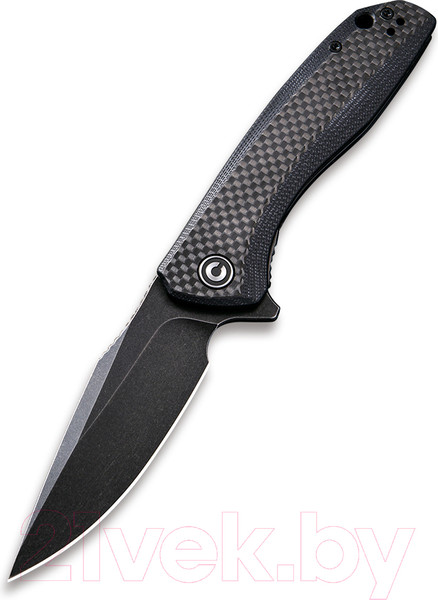 Изображение товара Нож складной Civivi Baklash 9Cr18MoV Steel Black Stonewashed Handle G10 / C801I (черный)