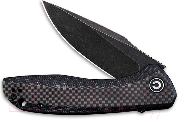Изображение товара Нож складной Civivi Baklash 9Cr18MoV Steel Black Stonewashed Handle G10 / C801I (черный)
