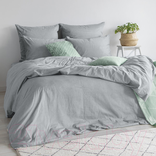 Изображение товара Пододеяльник Verossa 148x215 / 776115 (Melange Silver)