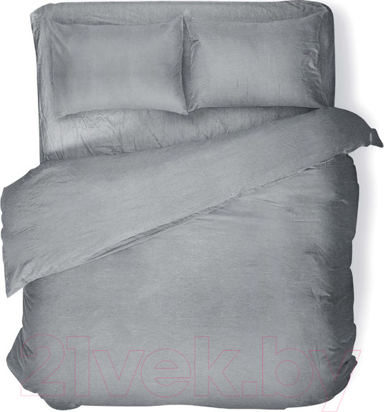 Изображение товара Простыня Verossa На резинке 180x200x20 / 776164 (Melange Silver)