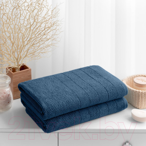Изображение товара Полотенце Verossa Verossa Milano 50x90 500г (темно-лазурный)