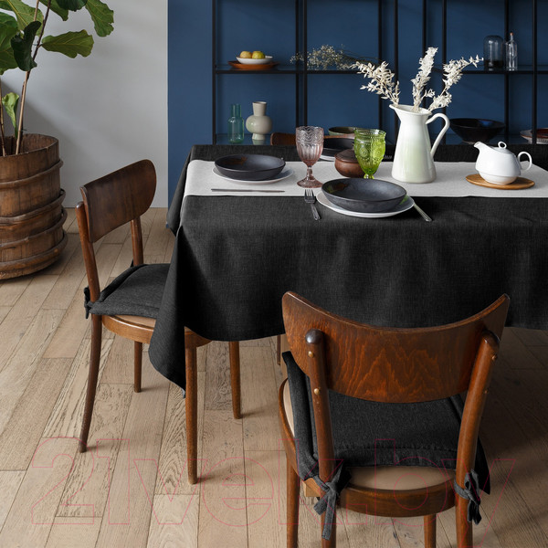 Изображение товара Подушка на стул Нордтекс ВН 40x40 / 777011 (графит рогожка)