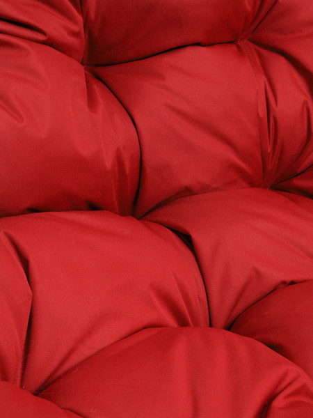 Изображение товара Кресло подвесное M-Group Для двоих / 11450106 (белый ротанг/красная подушка)