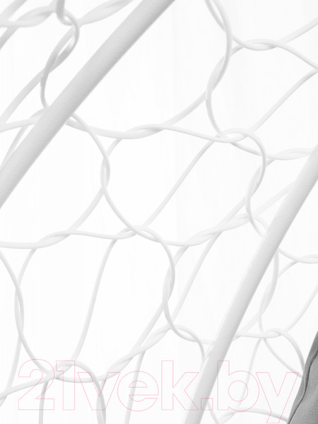 Изображение товара Кресло подвесное M-Group Для двоих / 11450109 (белый ротанг/серая подушка)