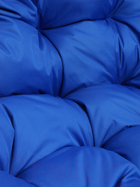 Изображение товара Кресло подвесное M-Group Для двоих / 11450110 (белый ротанг/синяя подушка)