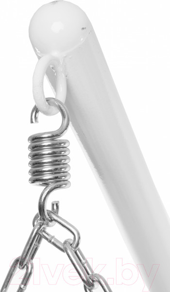 Изображение товара Кресло подвесное M-Group Для двоих / 11450110 (белый ротанг/синяя подушка)