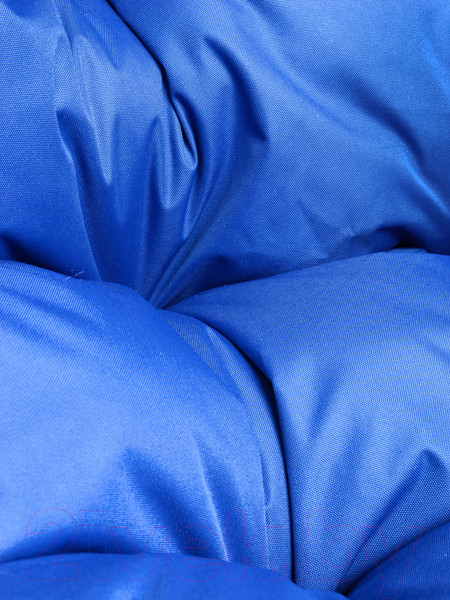 Изображение товара Кресло подвесное M-Group Для двоих / 11450210 (коричневый ротанг/синяя подушка)