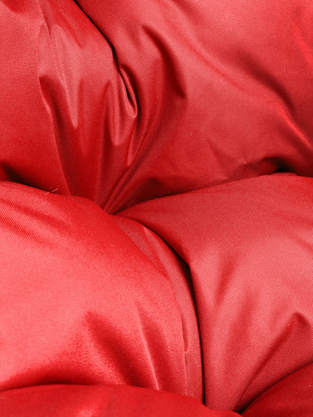 Изображение товара Кресло подвесное M-Group Для двоих / 11450206 (коричневый ротанг/красная подушка)