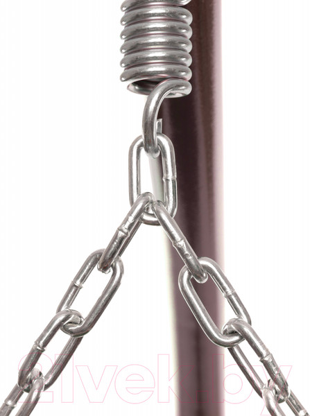 Изображение товара Кресло подвесное M-Group Для двоих / 11450206 (коричневый ротанг/красная подушка)