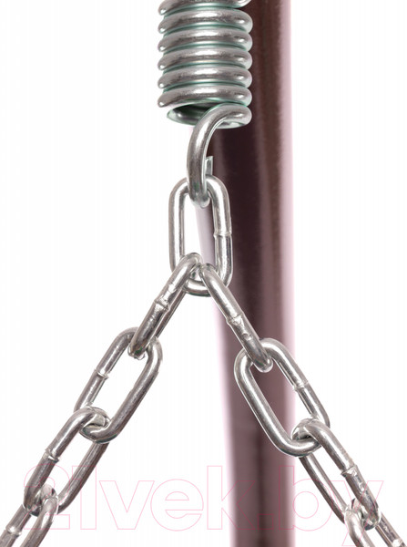 Изображение товара Кресло подвесное M-Group Для двоих / 11450204 (коричневый ротанг/зеленая подушка)