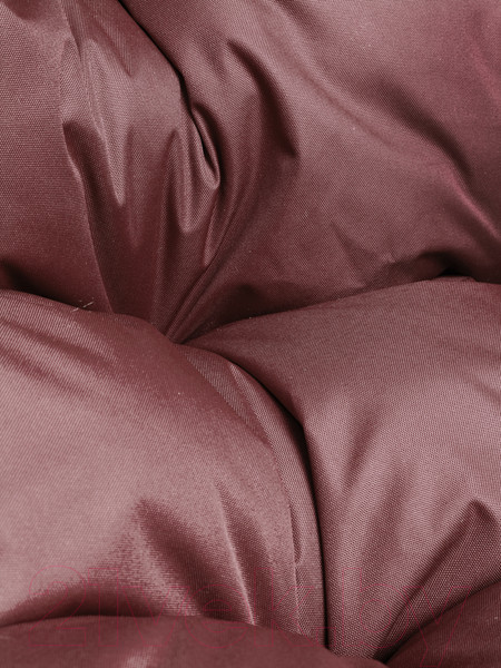 Изображение товара Кресло подвесное M-Group Для двоих / 11450202 (коричневый ротанг/бордовая подушка)