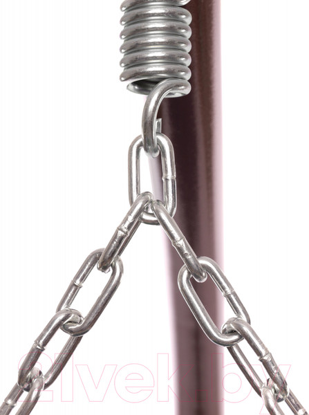 Изображение товара Кресло подвесное M-Group Для двоих / 11450201 (коричневый ротанг/бежевая подушка)